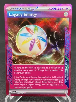 Pokemon TCG Legacy Energy Scarlet & Violet Twilight Masquerade Holo Rare 167/167 - Image 1