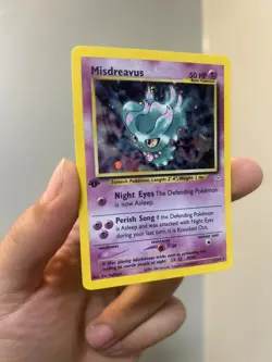 Misdreavus Holo Rare 1st Edition Neo Revelation 11/64 NM Pokemon TCG - Image 2