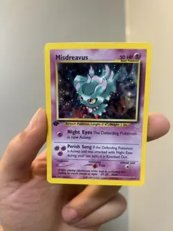 Misdreavus Holo Rare 1st Edition Neo Revelation 11/64 NM Pokemon TCG - Image 3