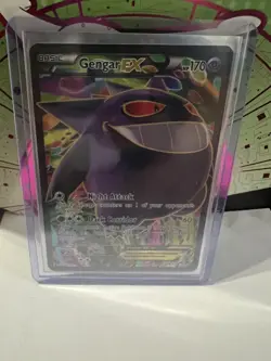 Pokemon Gengar EX Full Art Holo Ultra Rare Card XY-Phantom Forces 114/119 - Image 1