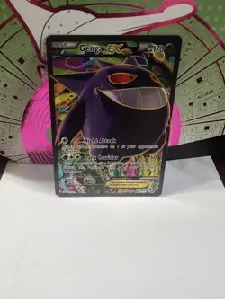 Pokemon Gengar EX Full Art Holo Ultra Rare Card XY-Phantom Forces 114/119 - Image 2