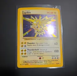 Zapdos - Base Set - 16/102 Unlimited Holo Rare - Pokemon TCG - 1999 - Image 1
