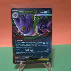 Pokemon TCG Mega Gengar EX 056/094 Phantasmal Flames Double Rare Holo HP350 - Image 1