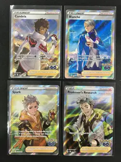 Pokemon TCG Pokemon Go Trainer Set - Candela, Blanche, Spark, Professor Willow - Image 1