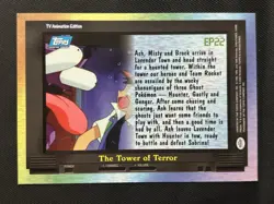 2000 Topps Pokemon TV Gengar #EP22 The Tower of Terror Blue Label Series 2 - Image 2