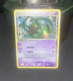 Pokemon Grovyle 19/100 EX Crystal Guardians Delta Species Stamped Holo Rare - Image 1