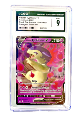CGC 9 Hisuian Typhlosion V ✨ SWSH237 Sword & Shield Promo Holo 2022 Pokemon - Image 1