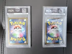 Bulbasaur and Ivysaur Master Ball Reverse Holo SV2a 151 PSA 10 GEM MINT - Image 2