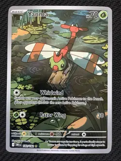 Yanma 183/182 - Illustration Rare - Destined Rivals 2025 POKEMON NM - Image 1