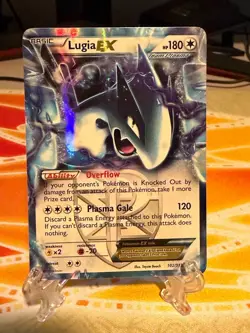 2013 Pokemon Legendary Treasures Lugia EX (Team Plasma) #102/113 NM/LP - Image 1