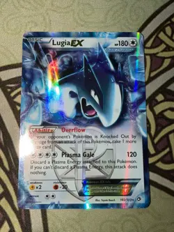 2013 Pokemon Legendary Treasures Lugia EX (Team Plasma) #102/113 NM/LP - Image 3
