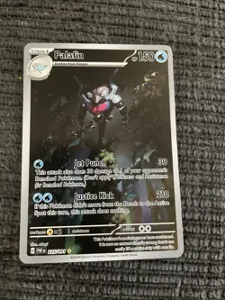 Pokemon Palafin SV: Paldean Fates Illustration Rare Holo 225/091 Water - Image 1