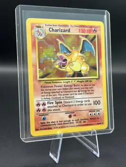 Pokemon TCG Charizard Base Set 1999 Holo Rare 4/102 - Image 1