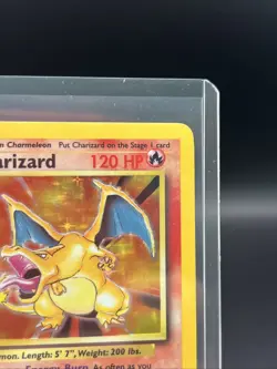 Pokemon TCG Charizard Base Set 1999 Holo Rare 4/102 - Image 3