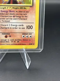 Pokemon TCG Charizard Base Set 1999 Holo Rare 4/102 - Image 4