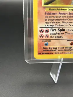Pokemon TCG Charizard Base Set 1999 Holo Rare 4/102 - Image 5