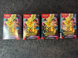 Pokemon TCG Ascended Heroes Booster Bundle New Factory Sealed x4 Boxes - Image 1