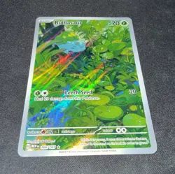 Pokemon Bulbasaur Full Art Holo Illustration Rare Sv151 166/165 - Image 1