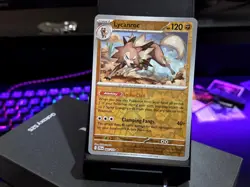 LYCANROC RARE REVERSE HOLO 085/159 JOURNEY TOGETHER POKEMON NM - Image 1