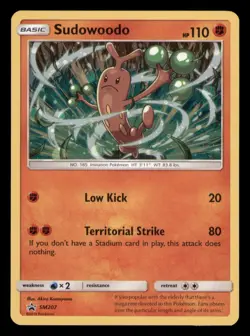 Sudowoodo - SM207 Holo Promo Sun & Moon Promo Pokemon TCG NM - Image 1