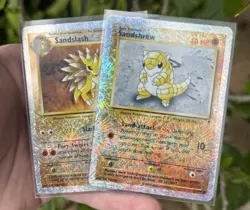 Legendary Collection Reverse Holo Sandshrew & Sandslash Set 91/110 62/110 - Image 1