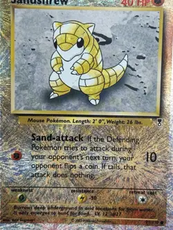 Legendary Collection Reverse Holo Sandshrew & Sandslash Set 91/110 62/110 - Image 4