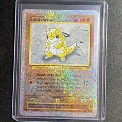 Pokemon Sandshrew Reverse Holo Common 40HP Legendary Collection 91/110 NM - Image 1