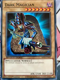 Yugioh Dark Magician SBCB-EN001 Common Speed Duel NM x3 Play Set - Image 1