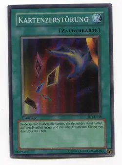 Yu-Gi-Oh! Near Mint Kartenzerstorung Super Rare 1. Auflage SDY-G038 NM - Image 1