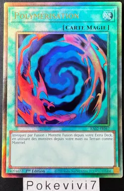 Carte YU-GI-OH! POLYMERISATION RA02-FR047 UL NEUF - Image 1