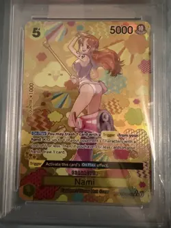 2024 One Piece Nami SP Emperors in the New World OP09 English OP08-106 PSA 10 - Image 4