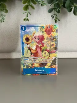 Rebecca OP15-053 SR Alt Art Parallel English One Piece TCG Adventure Kami Island - Image 1