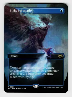 Magic the Gathering | MTG, foil, Strix Serenade (Borderless), No.327, R - Image 1
