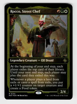 Magic the Gathering | MTG, Foil, Rocco, Street Chef (Foil Etched), No.144, R - Image 1
