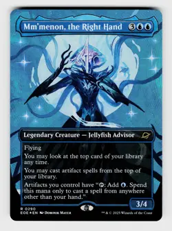 Magic the Gathering | MTG, Foil, Mm'menon, the Right Hand (Borderless), No.290, - Image 1