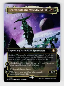 Magic the Gathering | MTG, Foil, Hearthhull, the Worldseed (Borderless), No.1, M - Image 1