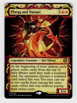 Magic the Gathering | MTG, Foil, Plargg and Nassari (Showcase), No.68, R - Image 1