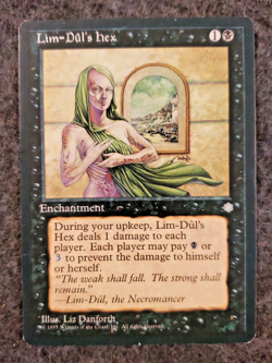 Lim-Dul's Hex Magic: The Gathering Ice Age: #146, Nm MTG............ (DS3D1K7) - Image 1