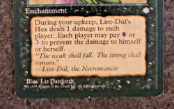 Lim-Dul's Hex Magic: The Gathering Ice Age: #146, Nm MTG............ (DS3D1K7) - Image 5