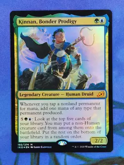 1x FOIL Kinnan, Bonder Prodigy, NM, IKO, Magic: the Gathering, MtG - Image 1