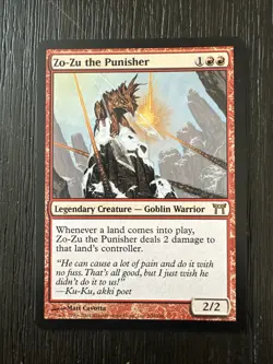 MTG CHAMPIONS OF KAMIGAWA* ZO ZU THE PUNISHER NM/M* - Image 1