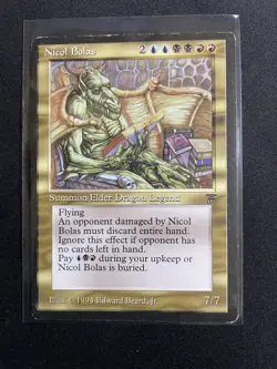 MtG X1 Nicol Bolas Legends Magic The Gathering (Dragon) - Image 1