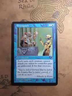 MTG Propaganda Tempest Vintage Top Edge Wear LP & FREE FOIL ISLAND - Image 2