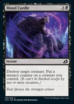 Blood Curdle -Foil Light Play MTG Ikoria: Lair of Behemoths - Image 1