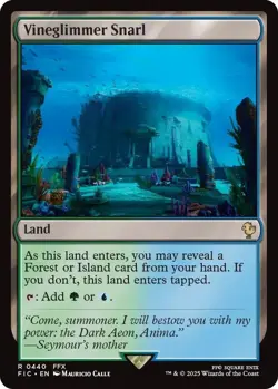 Vineglimmer Snarl 0440 MTG Commander FINAL FANTASY Rare NP - Image 1
