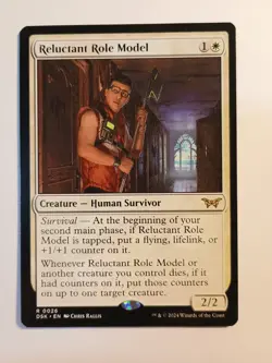 Reluctant Role Model 0026 Mtg Magic The Gathering Regular Rare DSK NM - Image 1