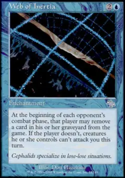 Web of Inertia - Light Play MTG Judgment - Image 1