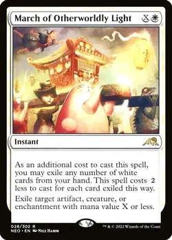 MTG March of Otherworldly Light non Foil Kamigawa Neon Dynasty pack fresh nm - Image 1