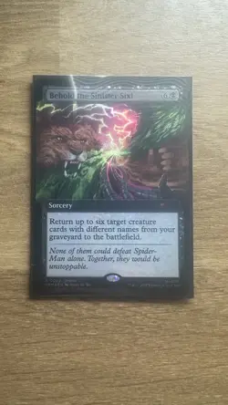 Magic Spider-Man Promo Card - Behold The Sinister Six! Foil - Pax West 2025 MTG - Image 1