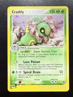 Cradily Holo Sandstorm 2003 # 3/100 Pokemon TCG - NM - Image 1